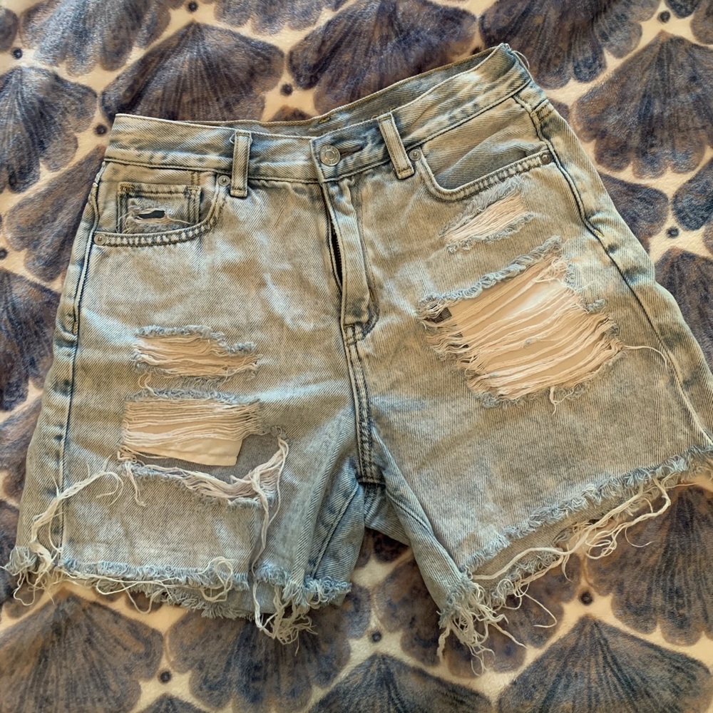 ae denim shorts